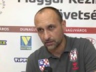 György László nyilatkozik DKKA - Győr 33-25