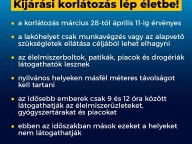 Részleges kijárási tilalom lépett életbe