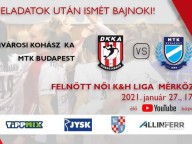 Élő: DKKA - MTK Budapest (NB I)